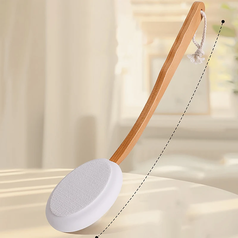 Multi-Function Shower Body Brush with Long Handle Body Scrubber Cleaner Sunscreen Applicator for Deep Cleaning And Hygiene