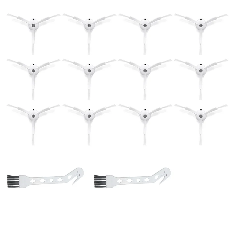 ABZA-For Xiaomi Stone T6 T65 T4 S50 S55 T7S ملحقات الكناس فرشاة جانبية استبدال الملحقات فرشاة