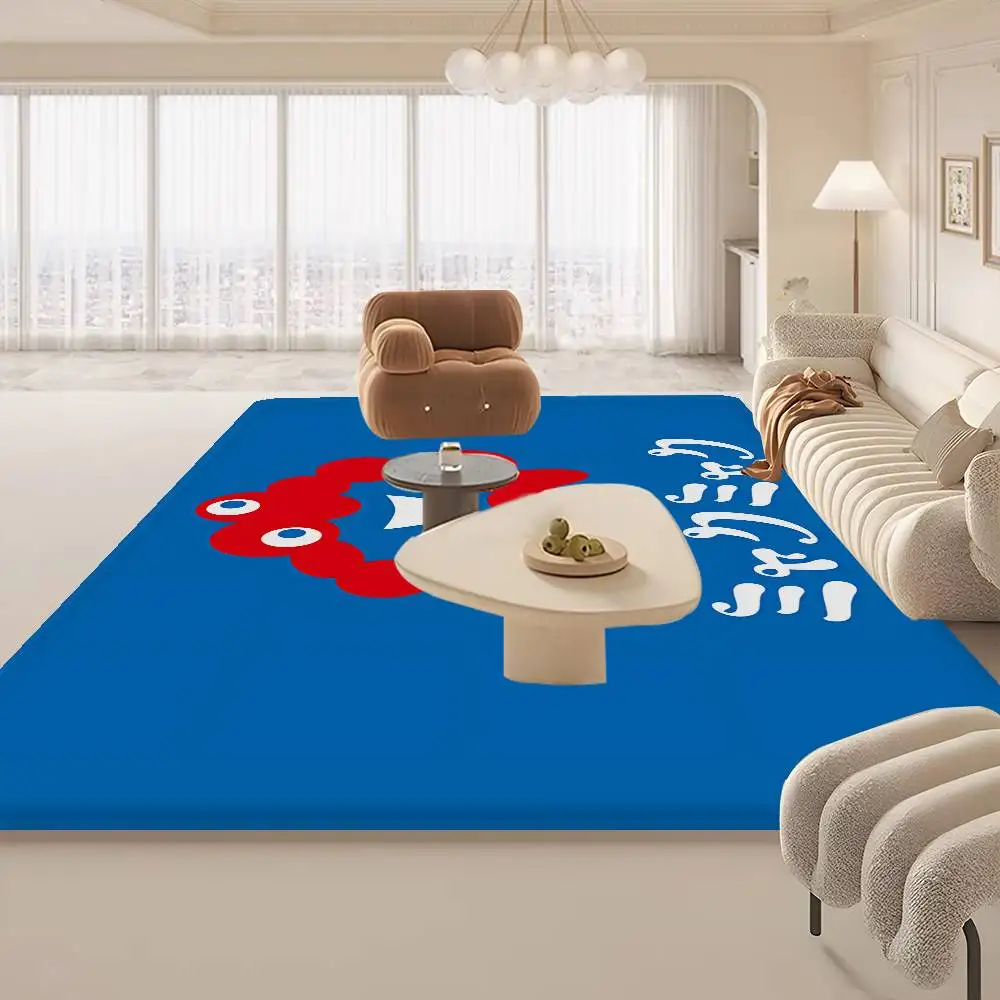 Cartoon M-Myaku-Myaku Entrance Door Mat Washable Non-Slip Living Room Sofa Chairs Area Mat Kitchen Welcome Doormat