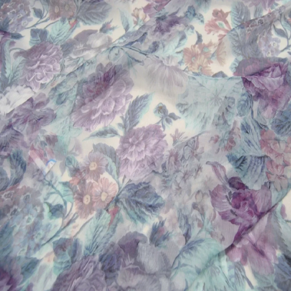 

Дышащее 100% чистое креповое шелковое платье из жоржета с принтом цветов, удобное весеннее модное платье для девочек