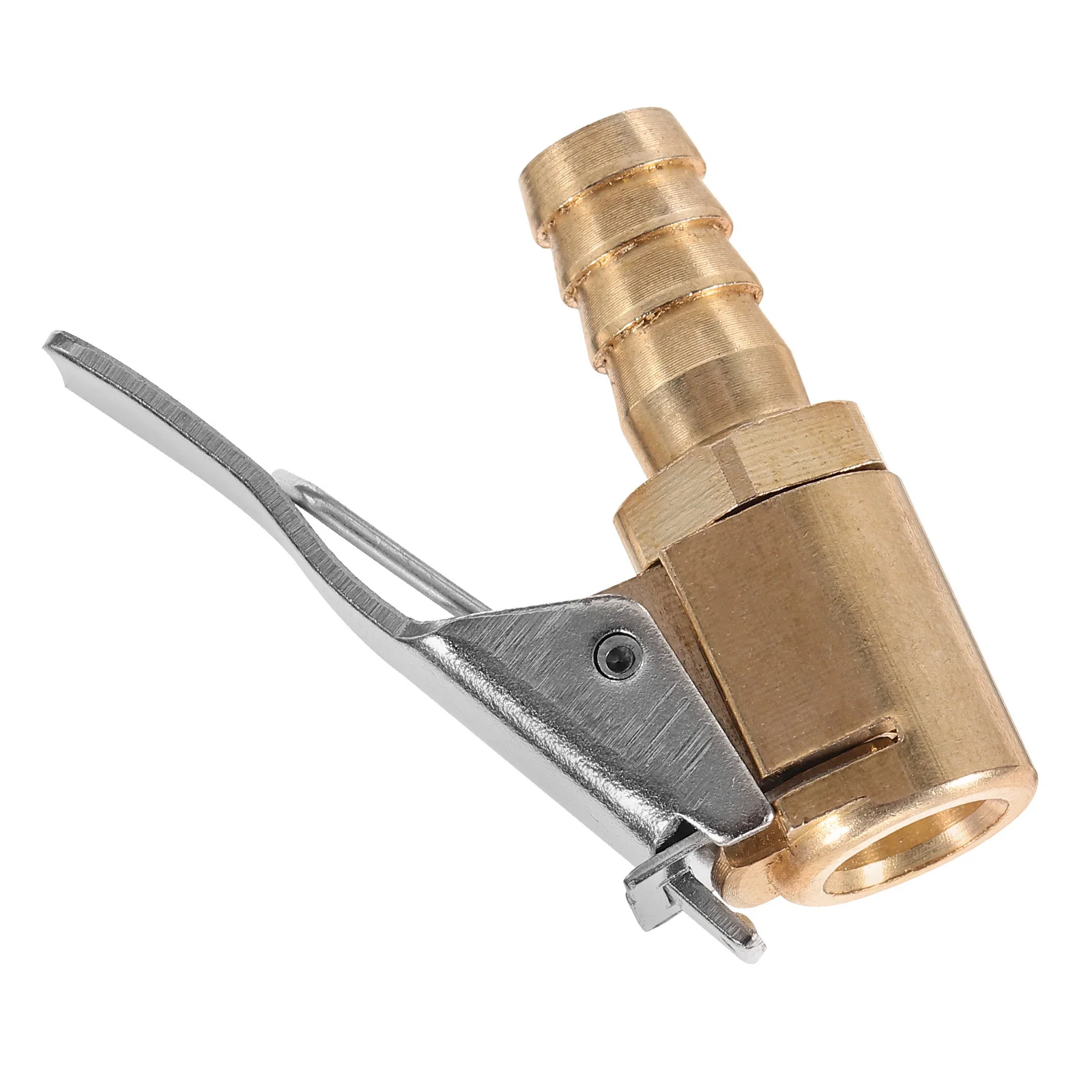 

Heavy Duty Tire Chuck with Clip Locking Air Chuck Quick Connect for Car Tire Inflator Portable Air Compressor Attachment