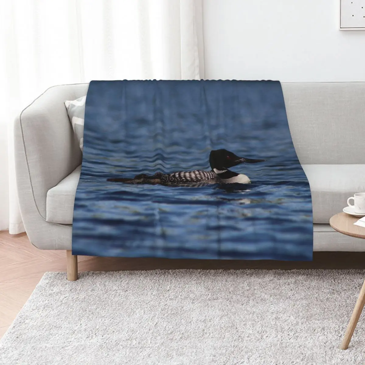 Common Loon Throw Blanket Large Sofa Quilt Furry Soft Big Flannels Sofa Throw Blankets
