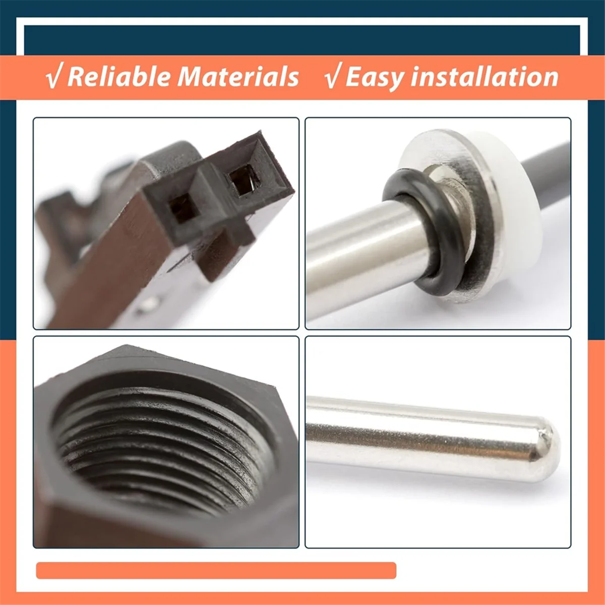 Sensore vasca idromassaggio per sistema Balboa Spa Riscaldatore M7 con cavo da 24 pollici Temp/Limit alto, sensore vasca idromassaggio sostituisce 30042 30382 YDH