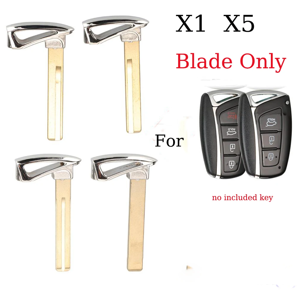 jingyuqin X1 X5 Remote Blank Car Key Uncut Blade For Hyundai Genesis 2013-2015 Santa Fe Equus Azera IX45 Fob