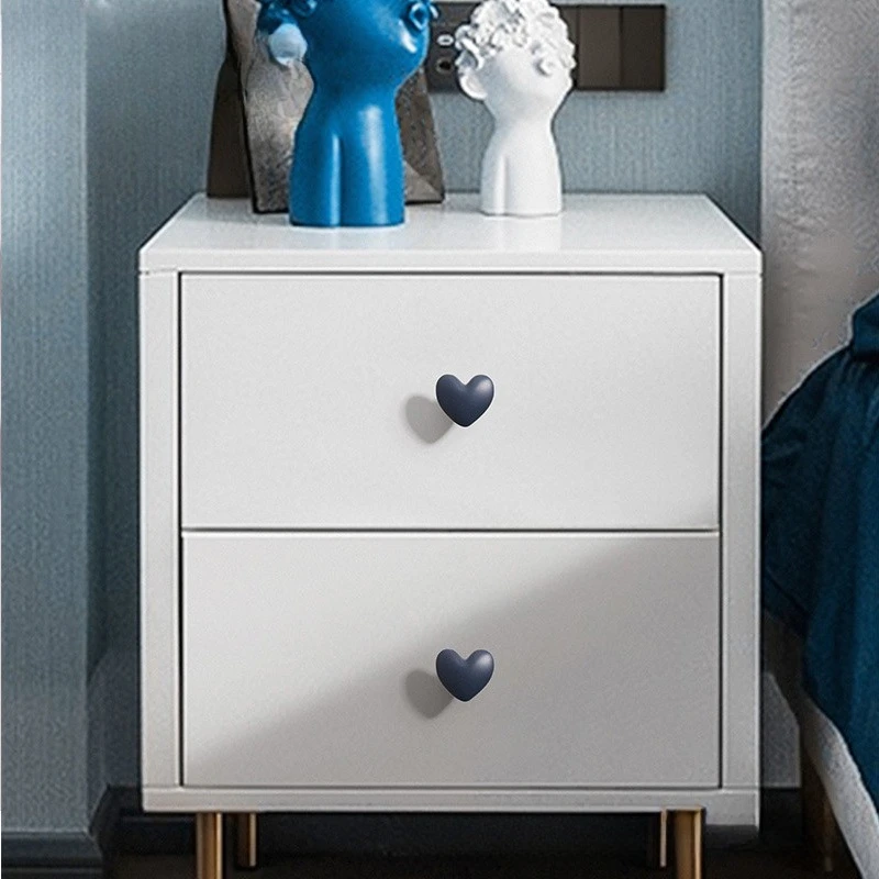 Heart Shape Cabinet Handles For Children's Room Cute Drawer Knobs Wardrobe Pulls Home Decor Furniture Handle Kitchen Accessories