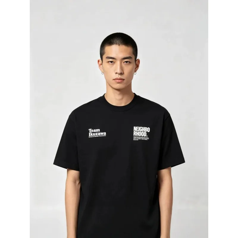 NBHD 2026 American Trendy Cotton Short Sleeve Tee, Unisex Casual T‑Shirt for Cross‑Border Foreign Trade Spring Daily Outfits