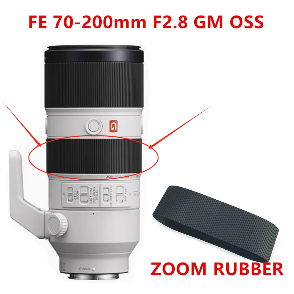 Original NEUE Für Sony FE 70-200mm F2.8 GM OSS SEL70200GM Objektiv Zoom + Fokus Gummi grip Abdeckung Ring FE 70-200 2,8 F/2,8 GM Verwandelt