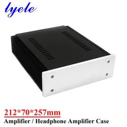 212*70*257mm All-aluminum Power Amplifier Chassis Headphone Amplifier Chassis DIY Audio Amplifier Shell Case