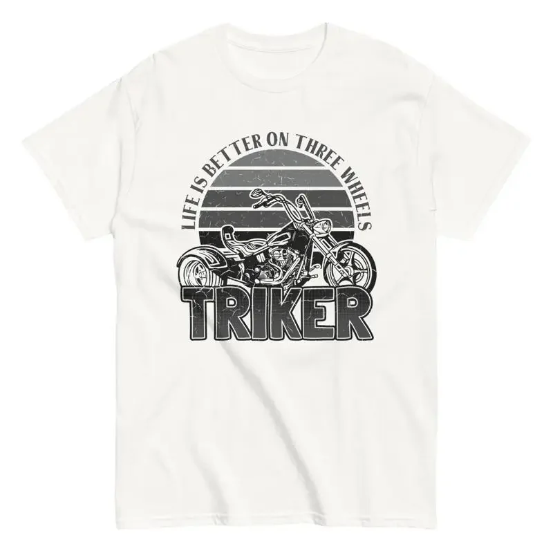 Camiseta de triciclo con Motor Triker Life Is Better en camiseta de motocicleta de tres ruedas