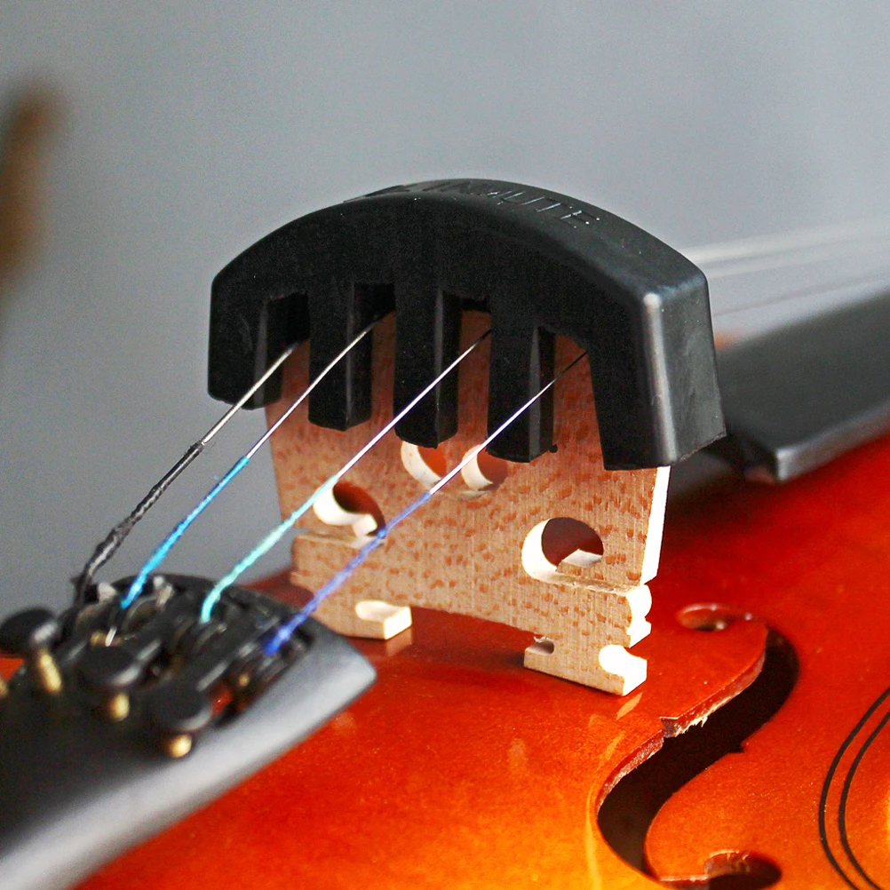 

Violin Mute Noise Reducer Practice Rubber Stringed Instrument Volume Sound Dampener