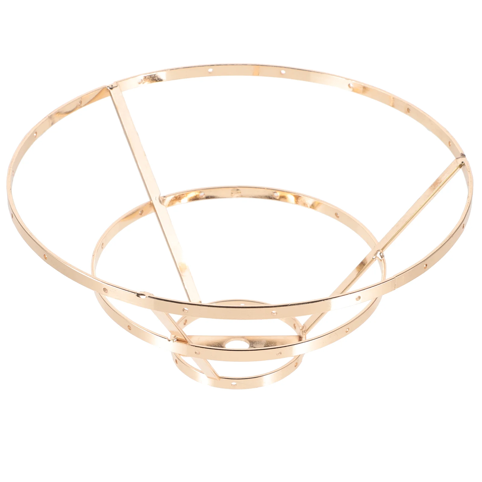 Chandelier Shell Table Lights Frame Lampshade Making Wind Chime Hanging Golden DIY Pendant