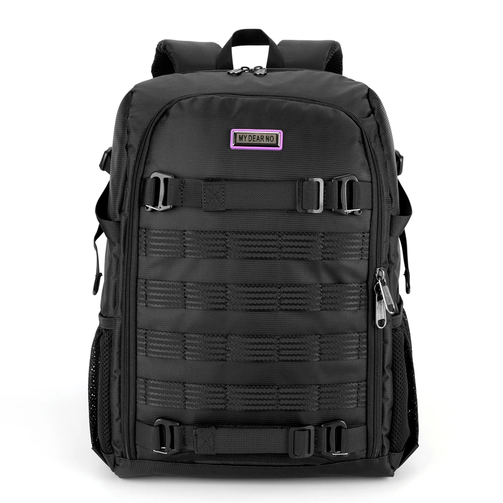 Bolsa de cámara táctica de gran capacidad DSLR, mochila de hombro para fotografía, funda de foto impermeable para Canon, Nikon, Sony, Pentax