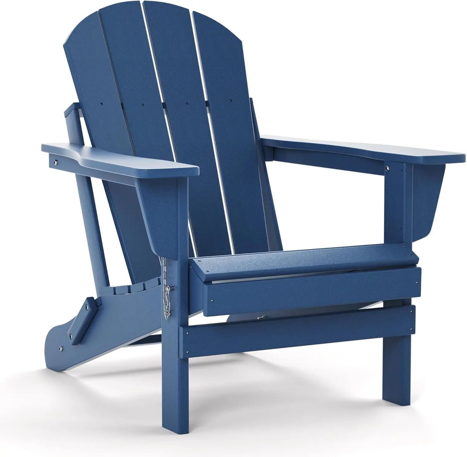 

Folding Adirondack Chair, Fire Pit Chair,Patio Outdoor Chairs All-Weather Proof Hdpe Resin For Bbq Beach Deck Garden Lawn