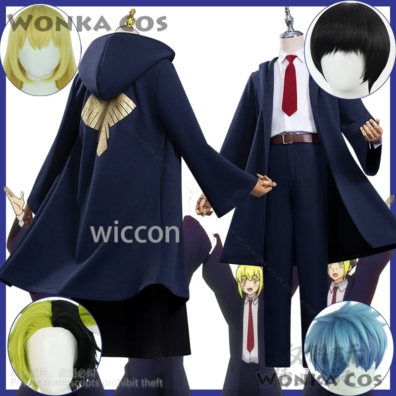 Anime Mashle And Muscles Cosplay Magic Costume Mash Lance Lemon Dot Finn Easton Magic Academy Magic Uniform Wigs Cos