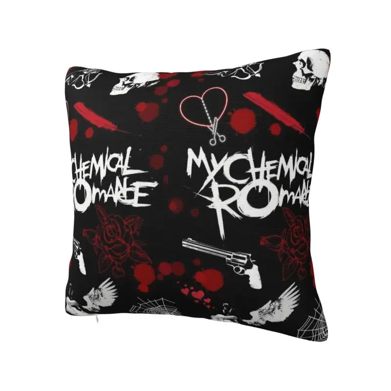 Custom Nordic Style  My C-Chemical Romances Band Throw Pillow Cover Home Decor Square Cushion Cover Pillowcover for Living Room