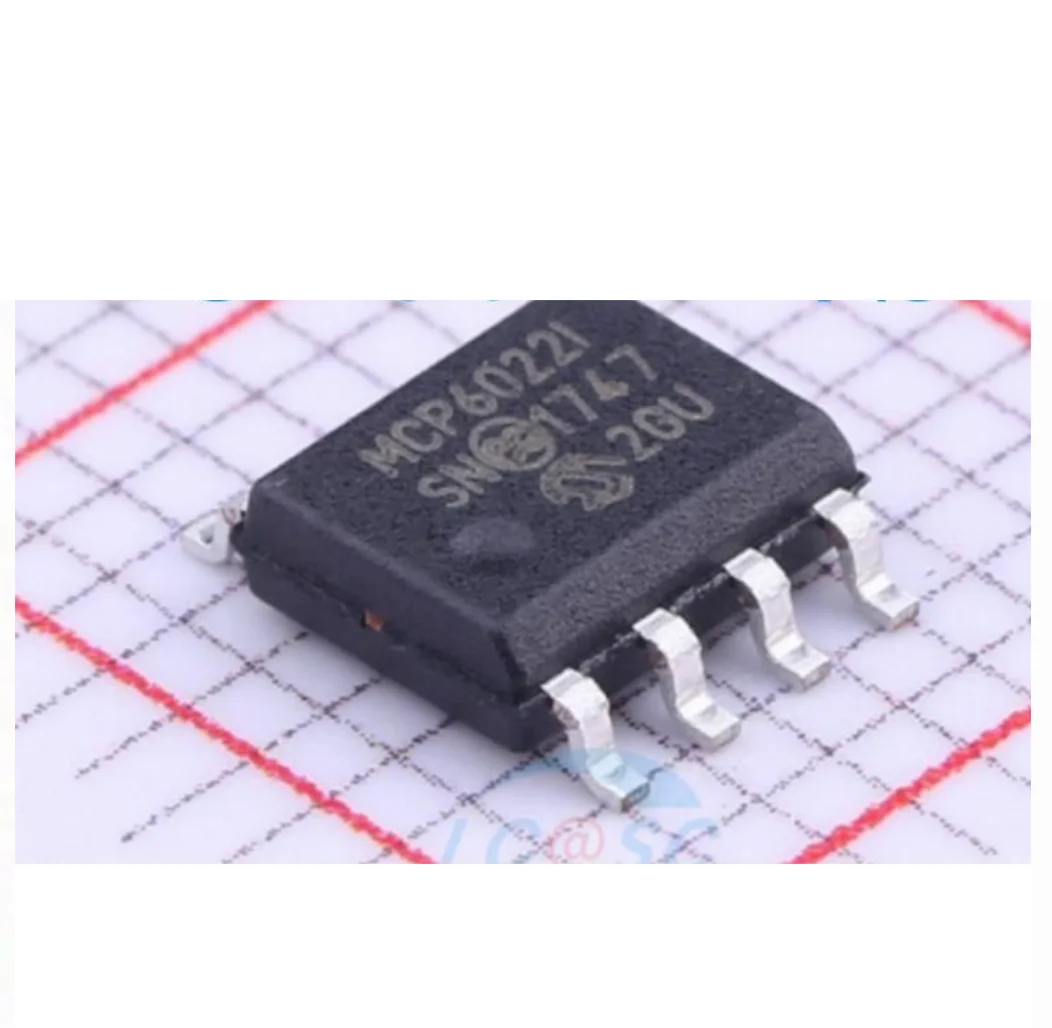 10PCS  New original MCP6022-I/SN MCP6022 MCP6022I SOP8 Electronic Component