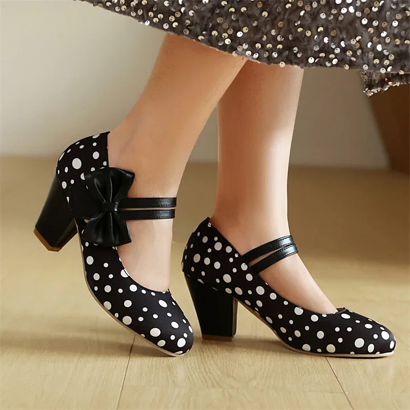 YQBTDL 2025 الأميرة مضخات الحلو فراشة عقدة 6.5 سنتيمتر عالية الكعب للمدرسة أحذية حفلات الزفاف الفتيات 7 9 10 12 14 15 16 18
