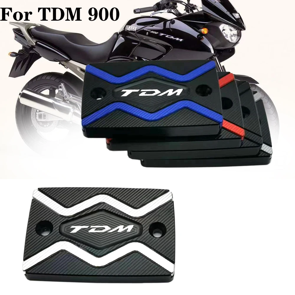 For YAMAHA TDM 900 TDM900 New 3D Motorcycle accessories front brake fluid main cylinder oil tank cover