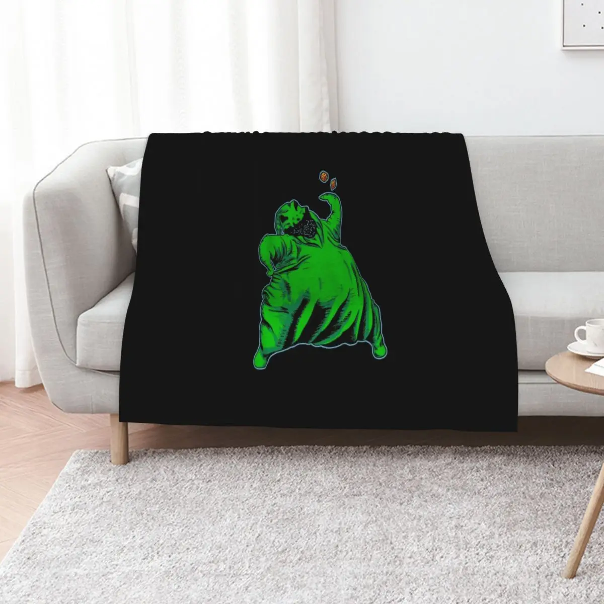 

Oogie Boogie Throw Blanket Bed covers Multi-Purpose For Decorative Sofa Soft Big Blankets