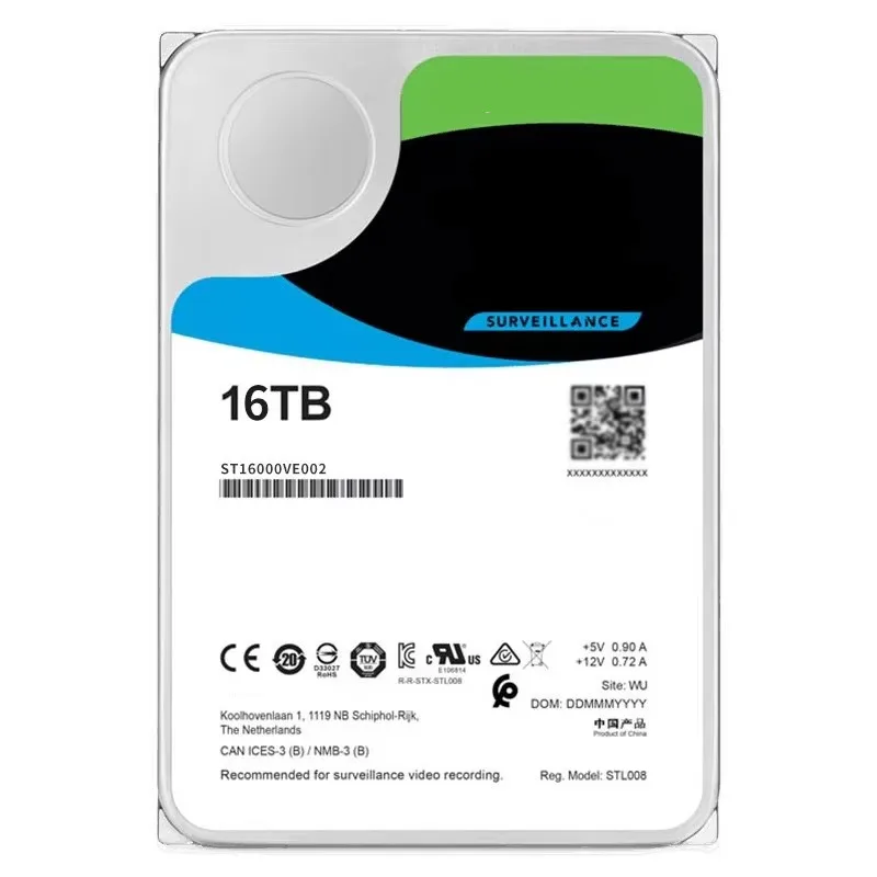 16TB ST16000VE002 Video Internal Hard Drive HDD 3.5 Inch SATA 6Gb/s 256MB Cache Internal Hard Drive Brand NEW