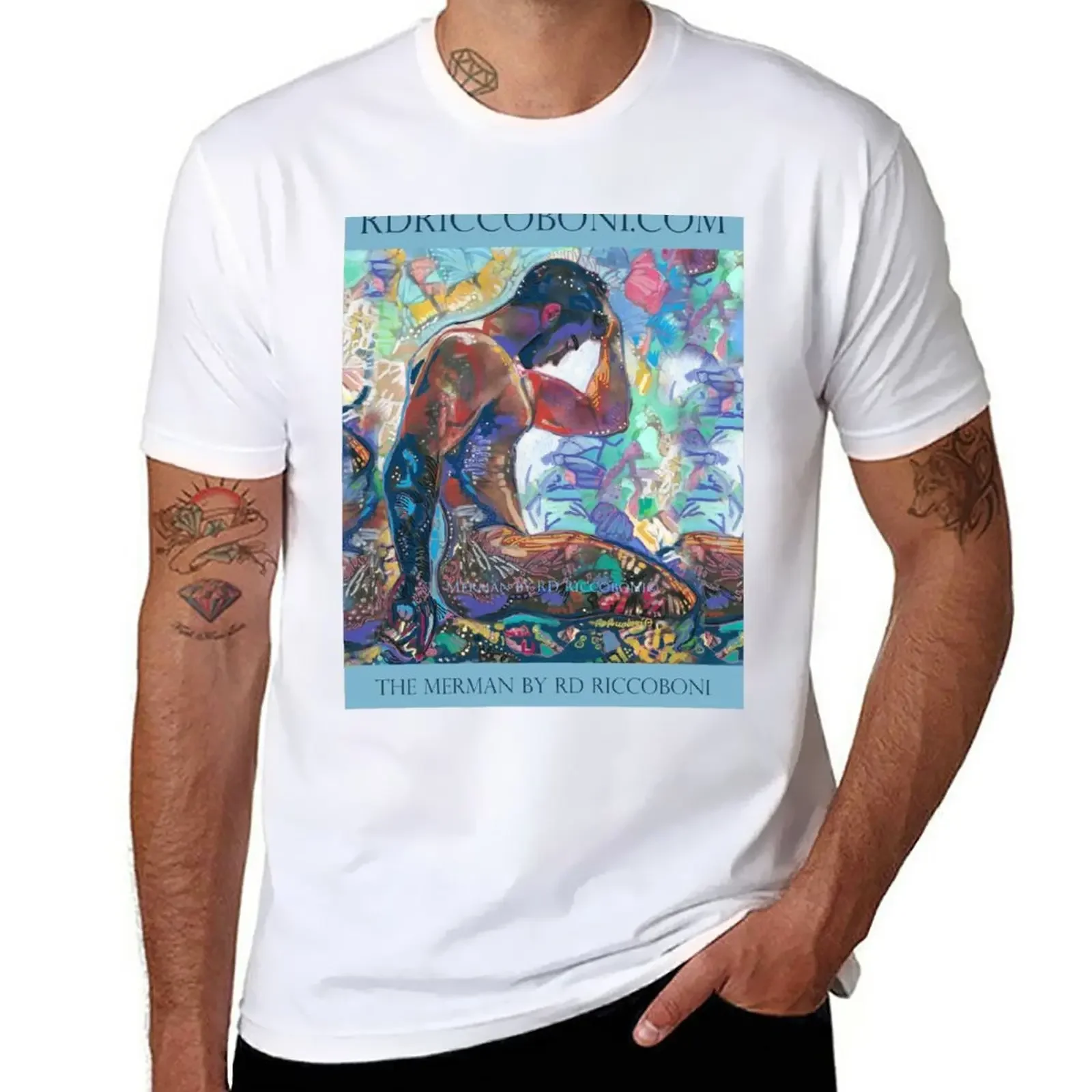 Sexy Merman Seaside Lover T-Shirt plus size tops oversizeds mens white t shirts