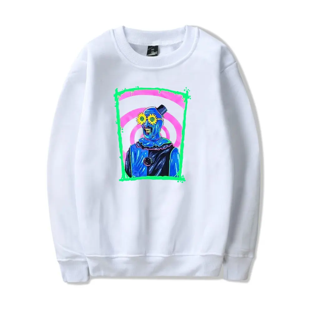 Terrifier Art the Clown Vintage 90s Merch Sweatshirt Men Sports Fashion Pullover y2k clothes Women