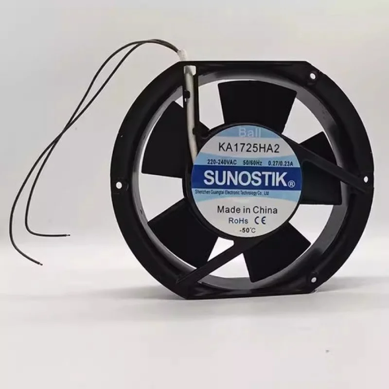 

Y FOR SUNOSTIK KA1725HA2 17251 AC220V-240V 0.27/0.23A Axial Ball Cooling Fan