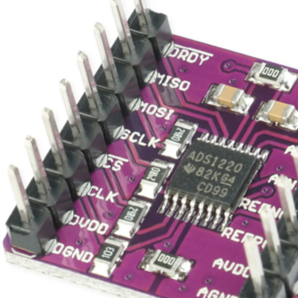 ~【On Sale】CJMCU-1220 ADS1220 ADC 24 Bit A/D Converter Module I2C Low Power 24 Bit Analog-To-Digital Converter Sensor Module