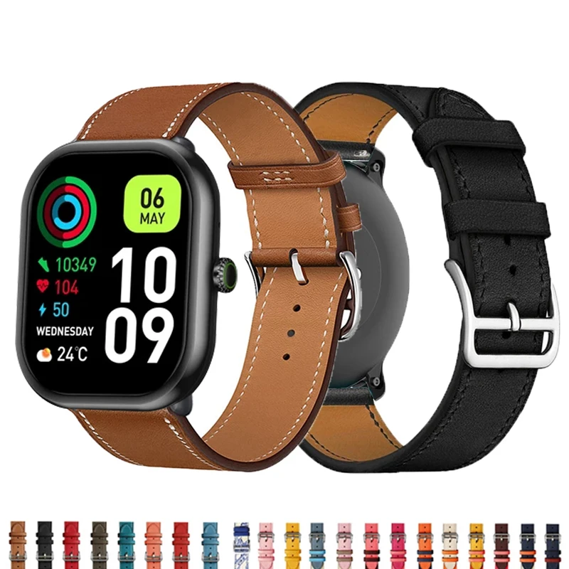 

Leather Band for Zeblaze GTS 3 Pro Smart Wristband Quick Releas Strap for Zeblaze GTR 3 Pro Correa Bracelet Watches Accessories