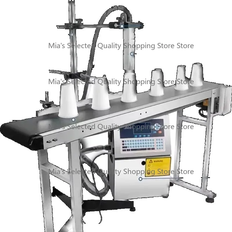 Online Inkjet Beverage Bottle Can Bottom Printer for Production Line Hot Selling Label Printing Machine