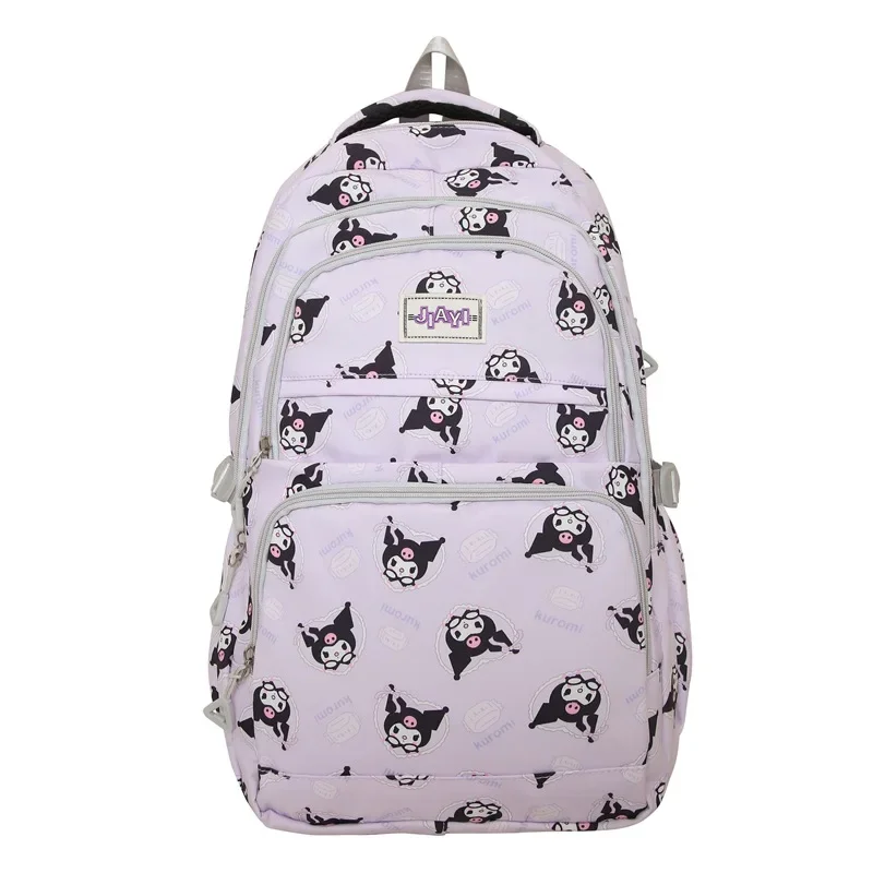 

Kuromi Melody Anime Backpack Cute Cartoon Large Capacity School Bag for Girls Kawaii Style