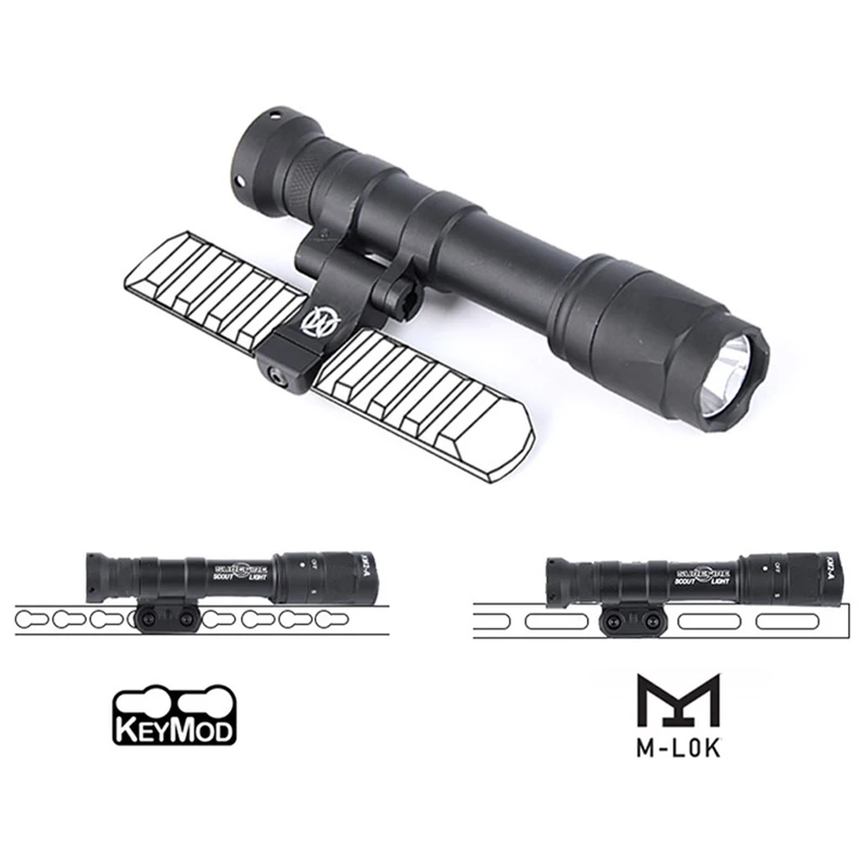 M640 M640C Tactische Trefzekere Zaklamp Speelgoed Pistool Geweer Wapen Airsoft Licht strobe Mlok Keymod Pictinny 20mm Rail Jacht Lamp