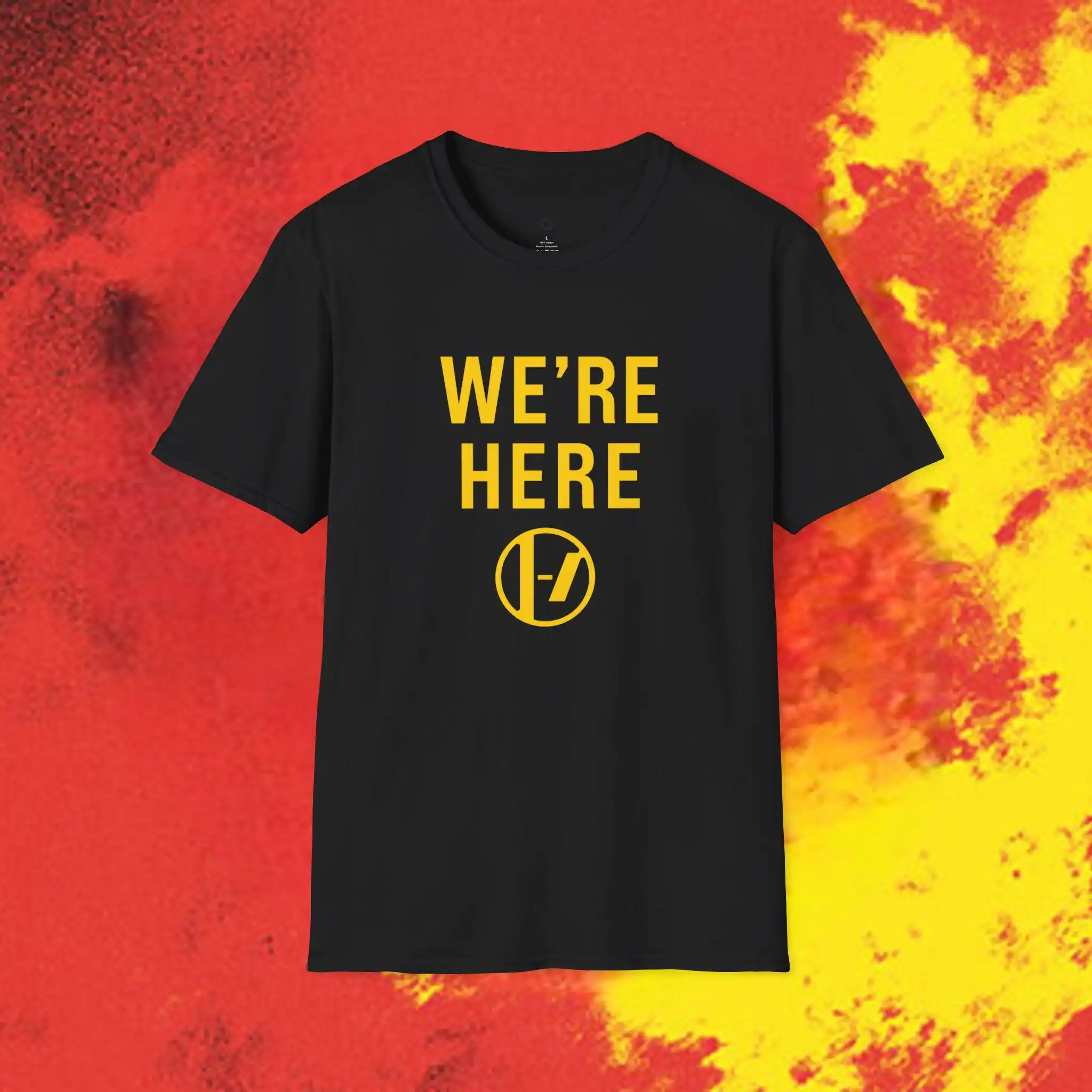 WE RE HERE Twenty One Pilots Shirt | Hometown Show Tee | Clique Concert Shirt | Inspired Fan Merch | Columbus Ohio Show