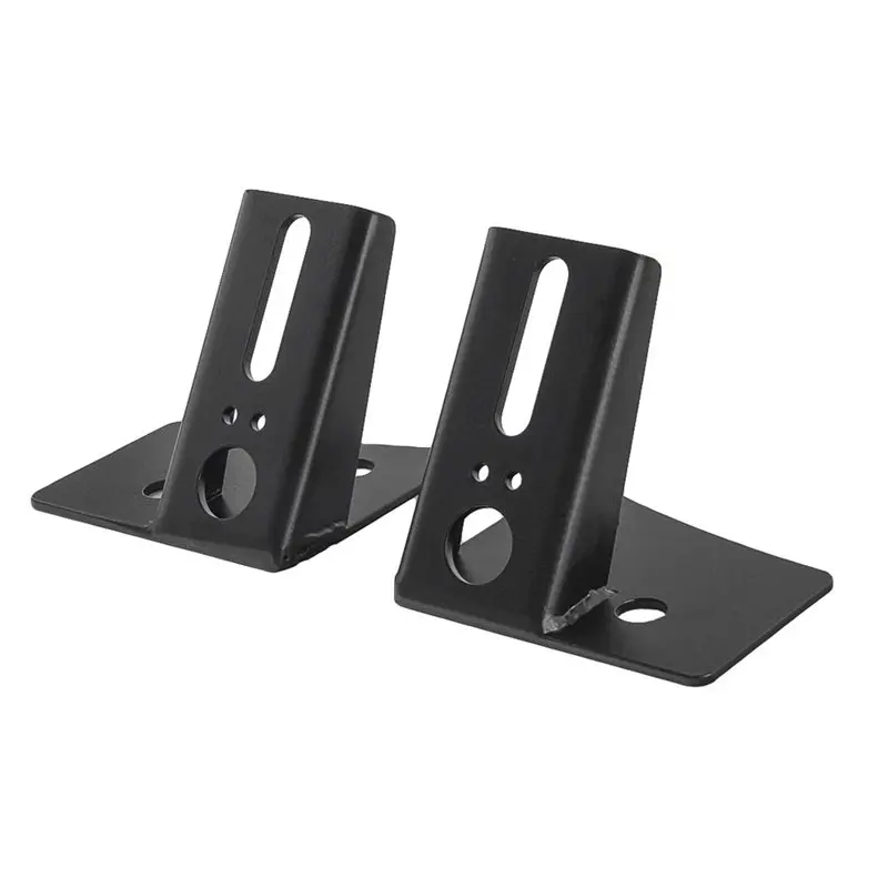 Windshield Hinge Mounting Brackets A-Pillar 2PC Set For Offroad LED Fog Light Work Light For 2007-2017 For Jeep For Wrangler