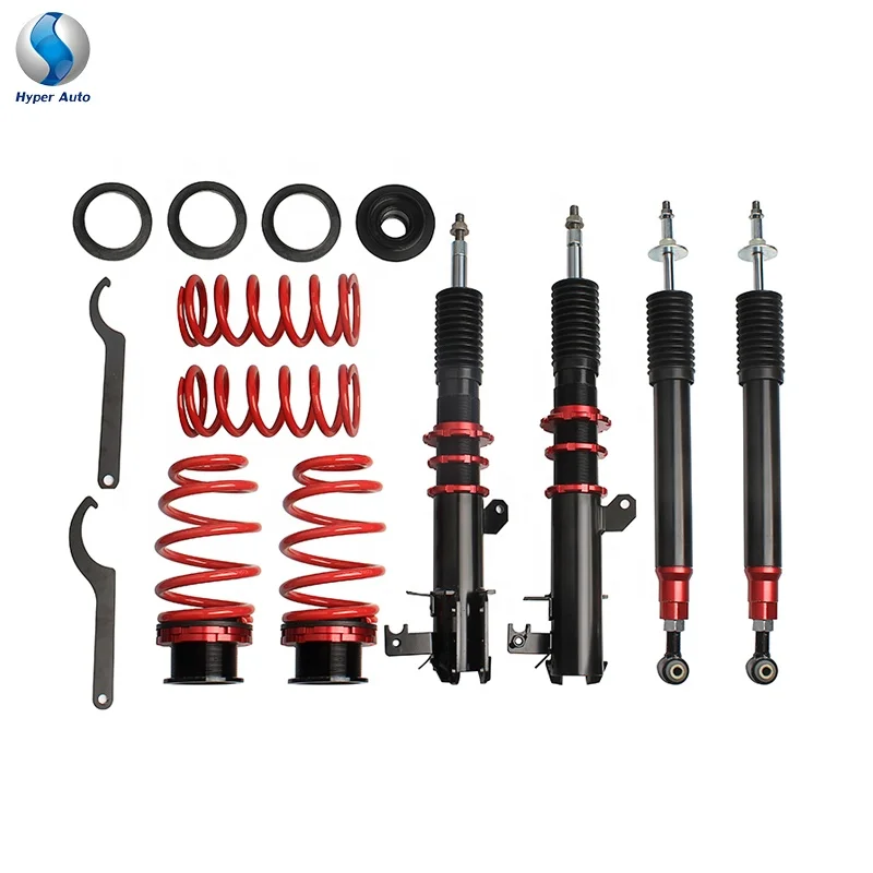High Performance Front/Rear Adjustable Coilover Kit/Compression Shock Absorber For Honda City08