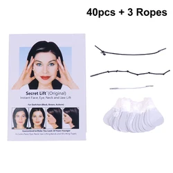 40pcs/Set Invisible Thin Face Stickers V-Shape Fast Lifting Facial Lift Up Neck Eye Double Chin Wrinkle Makeup Tape