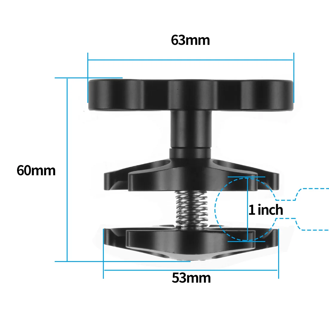 Verbesserte Schmetterling Clip Clamp Tauchen Licht Arm Ball Kopf Mount Adapter für DSLR Sport Action Video Kamera Stativ Halterung Klemme – Detail 24