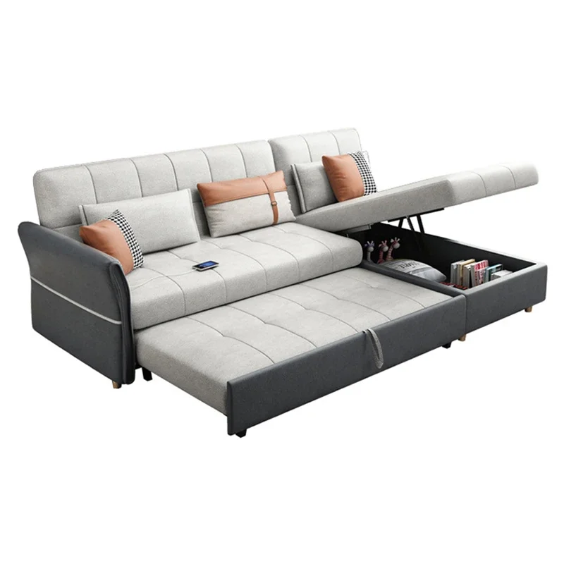 

Modern light luxury quality household storage folding sofa bed is very simple and comfortable living room sofabed