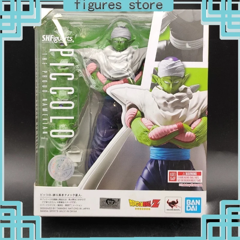 

Bandai Original Dragon Ball Z Piccolo With Cape Shfiguarts Super Hero Anime Action Figure Collection Model Doll Toy Gifts