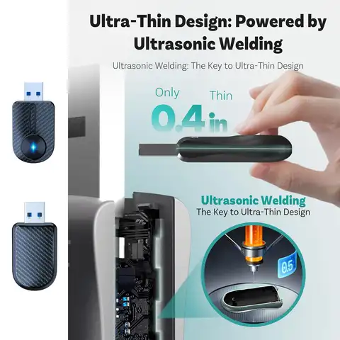 미니 유무선 CarPlay 어댑터 플러그 & 플러그 자동 연결, 유선 차량용 iPhone 및 Android 폰 호환 변환