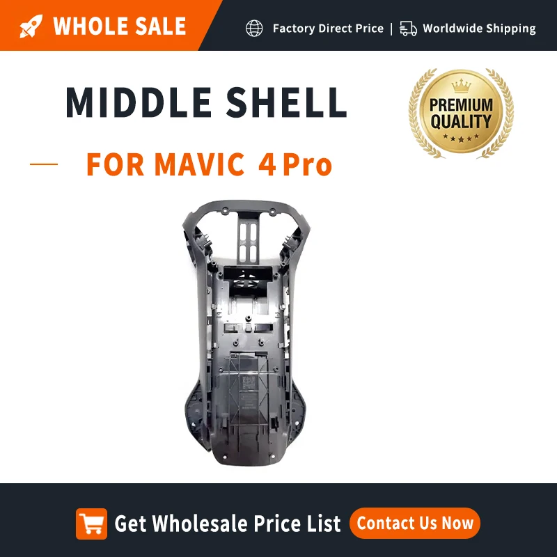 Wholesale Middle Frame Shell for DJI Mavic 4 Pro Drone, Replacement Mid Housing - In Stock Repair Parts, Ask for Bulk Discount