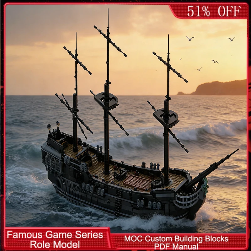 7398 PCS Spaceship Combat Helicopter - CW Version MOC Customize Modular Building Block Model Creative DIY Boy Toy Birthday Gift