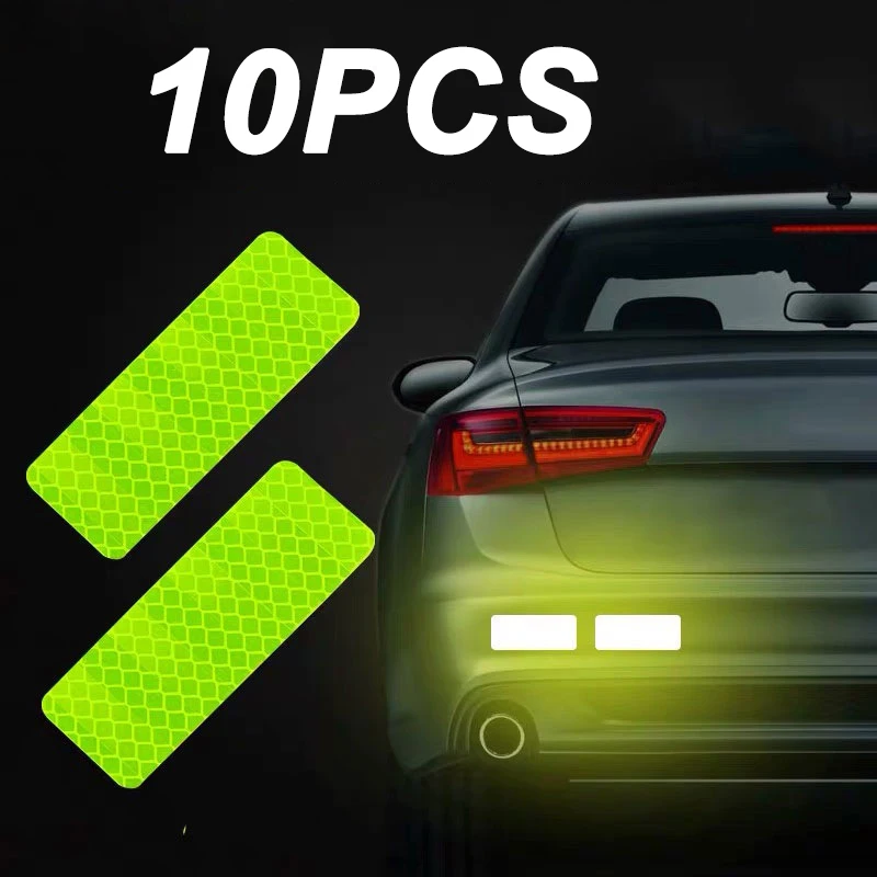 40 Stickers Autocollants Réfléchissants Pour Voiture – Multi-couleurs – PVC – Sécurité Nuit