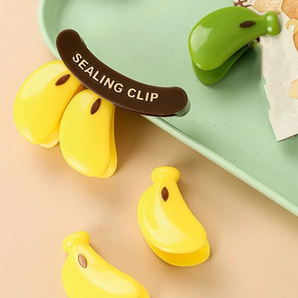 

Plastic Banana Magnetic Sealing Clip Hand Press Multifunctional Fresh-keeping Clip Household Moisture-proof Snack Sealing Clip