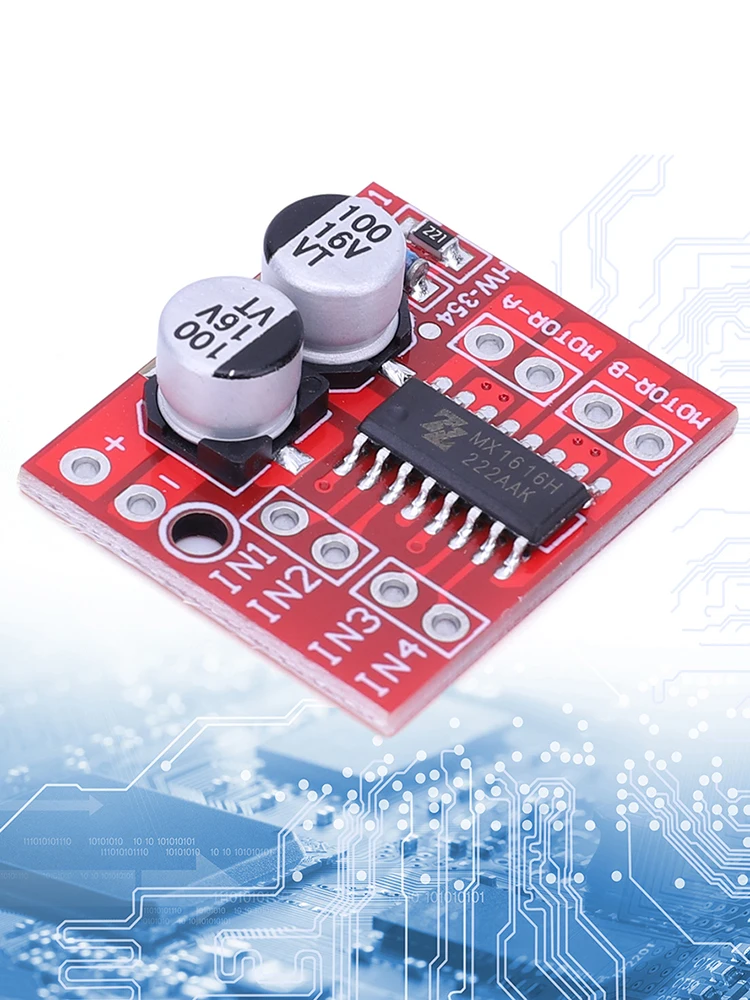 L298N تيار مستمر محرك متدرج مجلس المزدوج H جسر صغير موتور تيار مباشر وحدة تحكم 2.5A عكس PWM سرعة مكونات إلكترونية