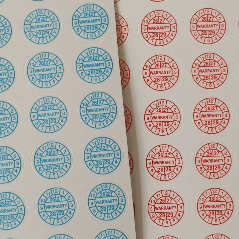 450pcs 10mm Diameter Round Fragile Paper Sticker Warranty Destructive Adhesive Eggshell Seal