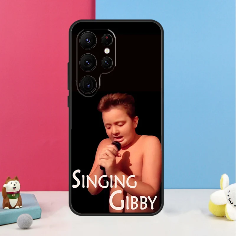 Funny Gibby Singing From Icarly Case For Samsung Galaxy S23 Ultra S24 S22 Note 20 10 Plus S8 S9 S10 S21 S20 FE Back Cover