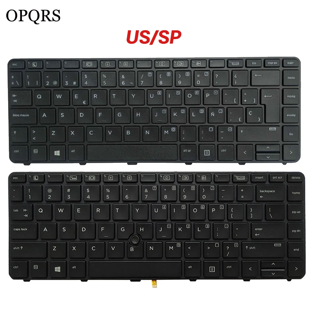 NEW For HP Probook 430 G3 430 G4 440 G3 440 G4 445 G3 640 G2 645 G2 US/Spanish Laptop Keyboard No Pointing stick