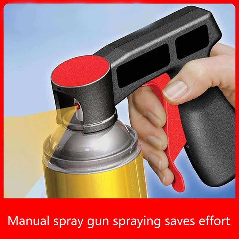 Portable Power Spray  Pistol Grip Trigger Aerosol Spray Paint Can  Handle Ergonomic Design