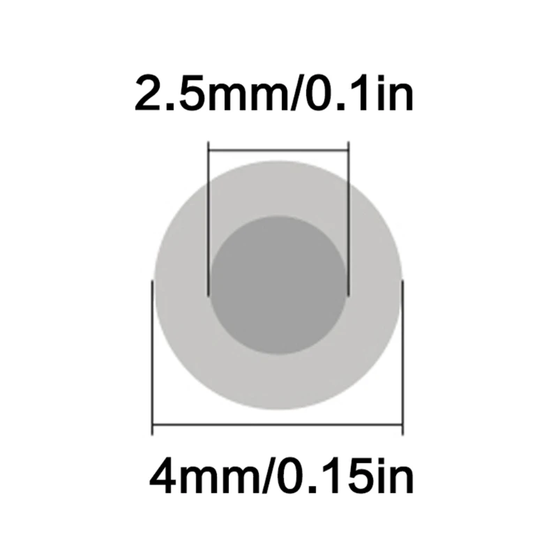 مضاد للمسد 3D الطابعة Ptfe Tube 100m طول 4 مم OD 2.5 مم قطر داخلي Teflonto أنبوب تيفلونتو للمطبوعات المليئة بـ K1kf